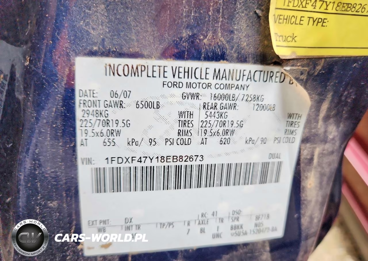 2008 Ford F450 Super Duty Dump Truck VIN:1FDXF47Y18EB82673 - 13