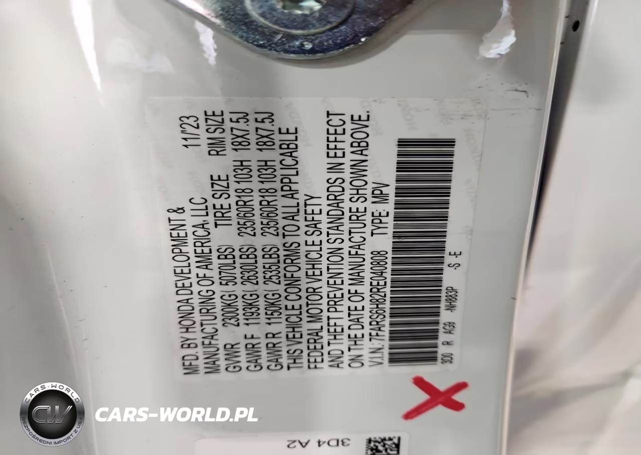 2024 Honda Cr-V Sport-L VIN:7FARS6H82RE040808 - 13