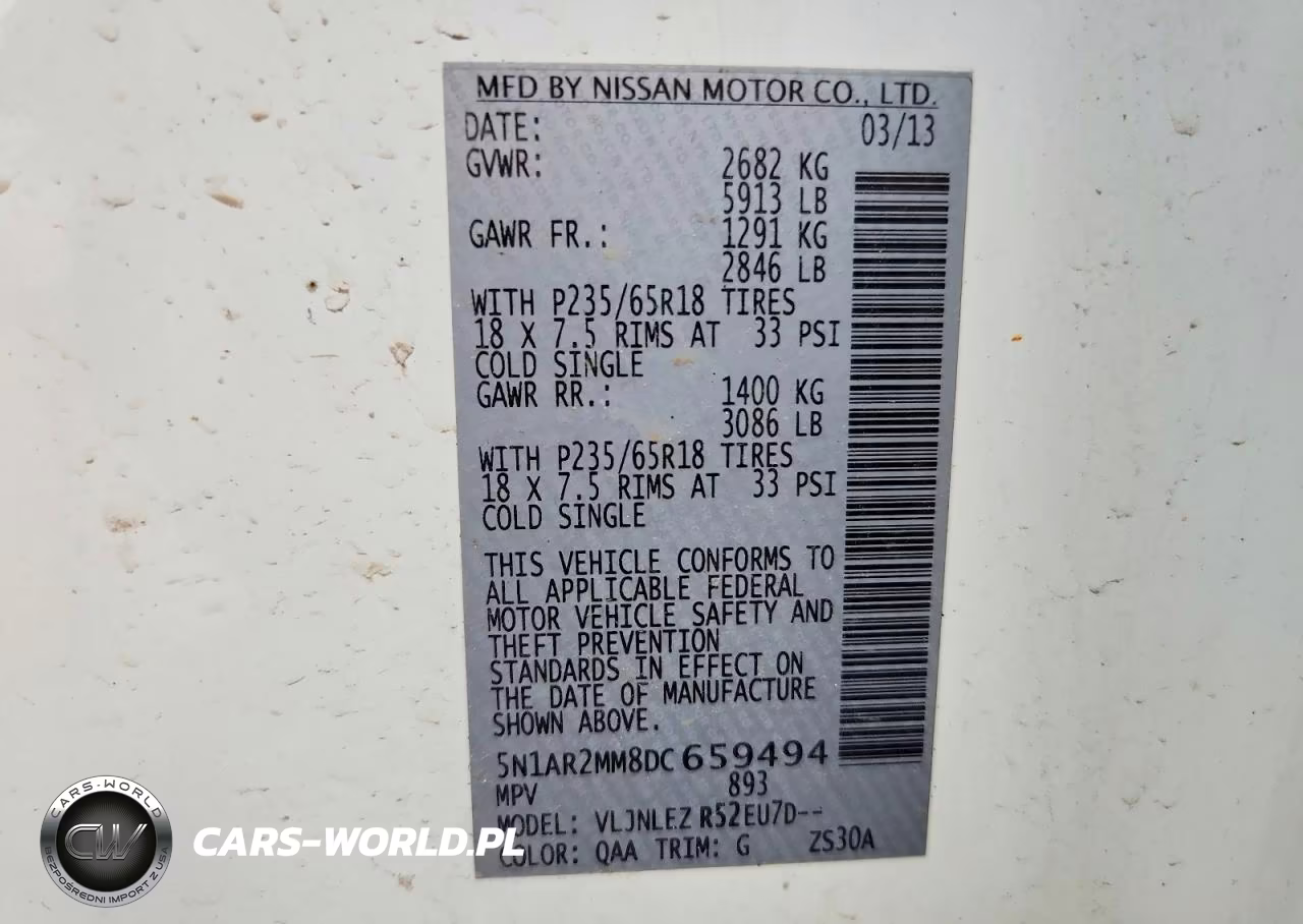 2013 Nissan Pathfinder S VIN:5N1AR2MM8DC659494 - 13