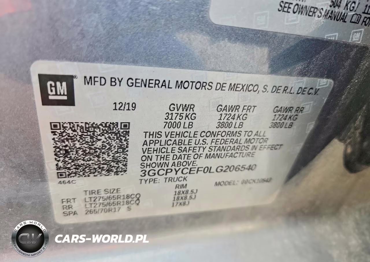 2020 Chevrolet Silverado K1500 Trail Boss Custom VIN:3GCPYCEF0LG206540 - 12