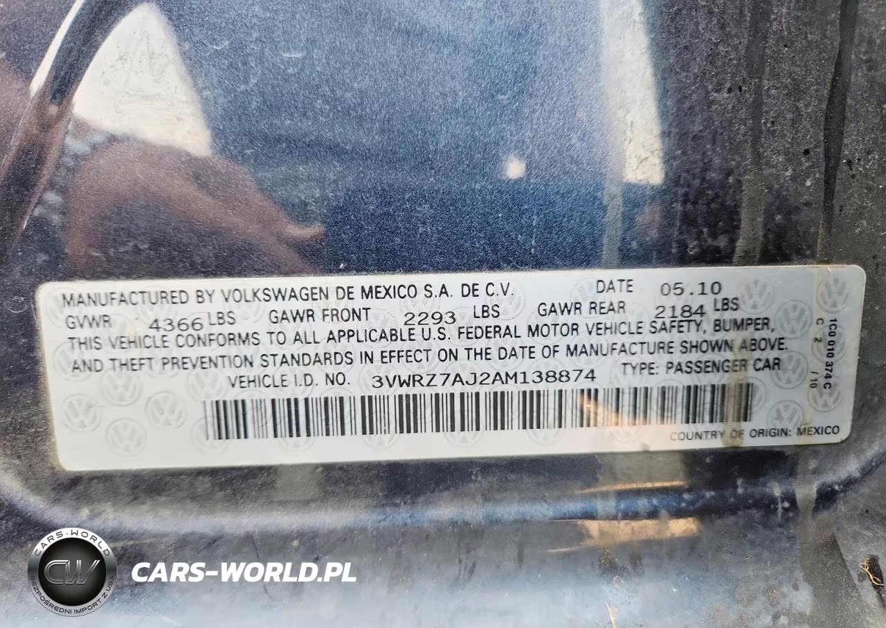 2010 Volkswagen Jetta Se VIN:3VWRZ7AJ2AM138874 - 12