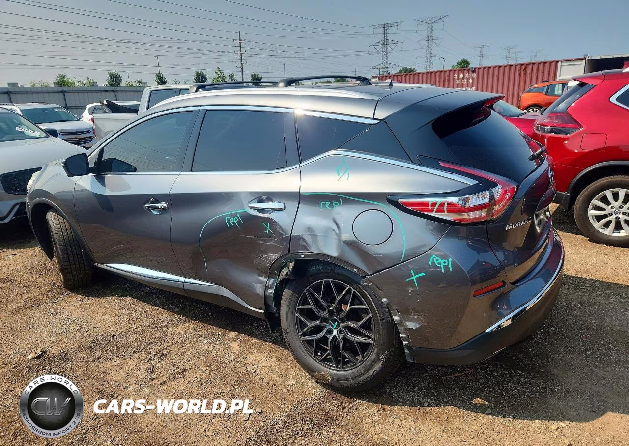 2015 Nissan Murano Sl VIN:5N1AZ2MHXFN261097 - 2