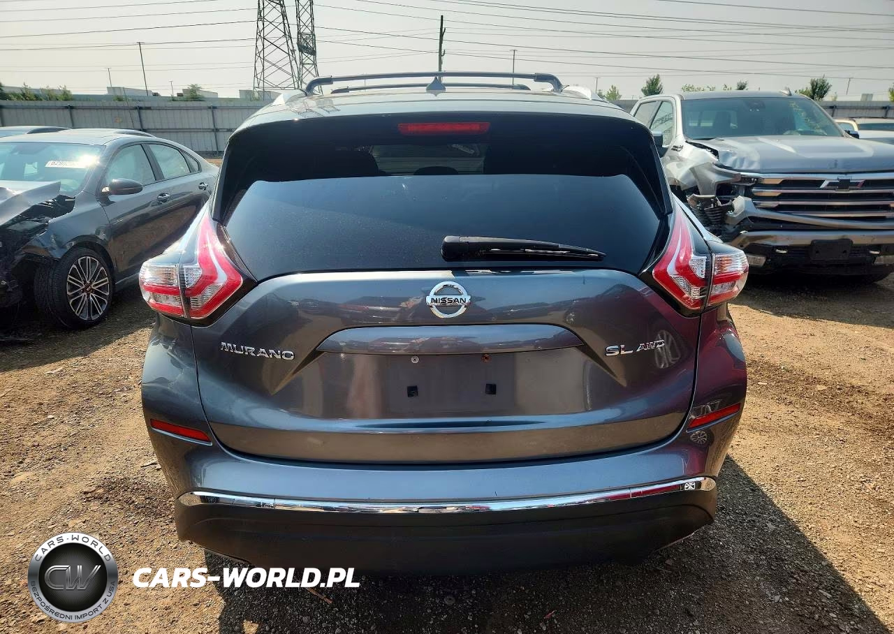 2015 Nissan Murano Sl VIN:5N1AZ2MHXFN261097 - 6