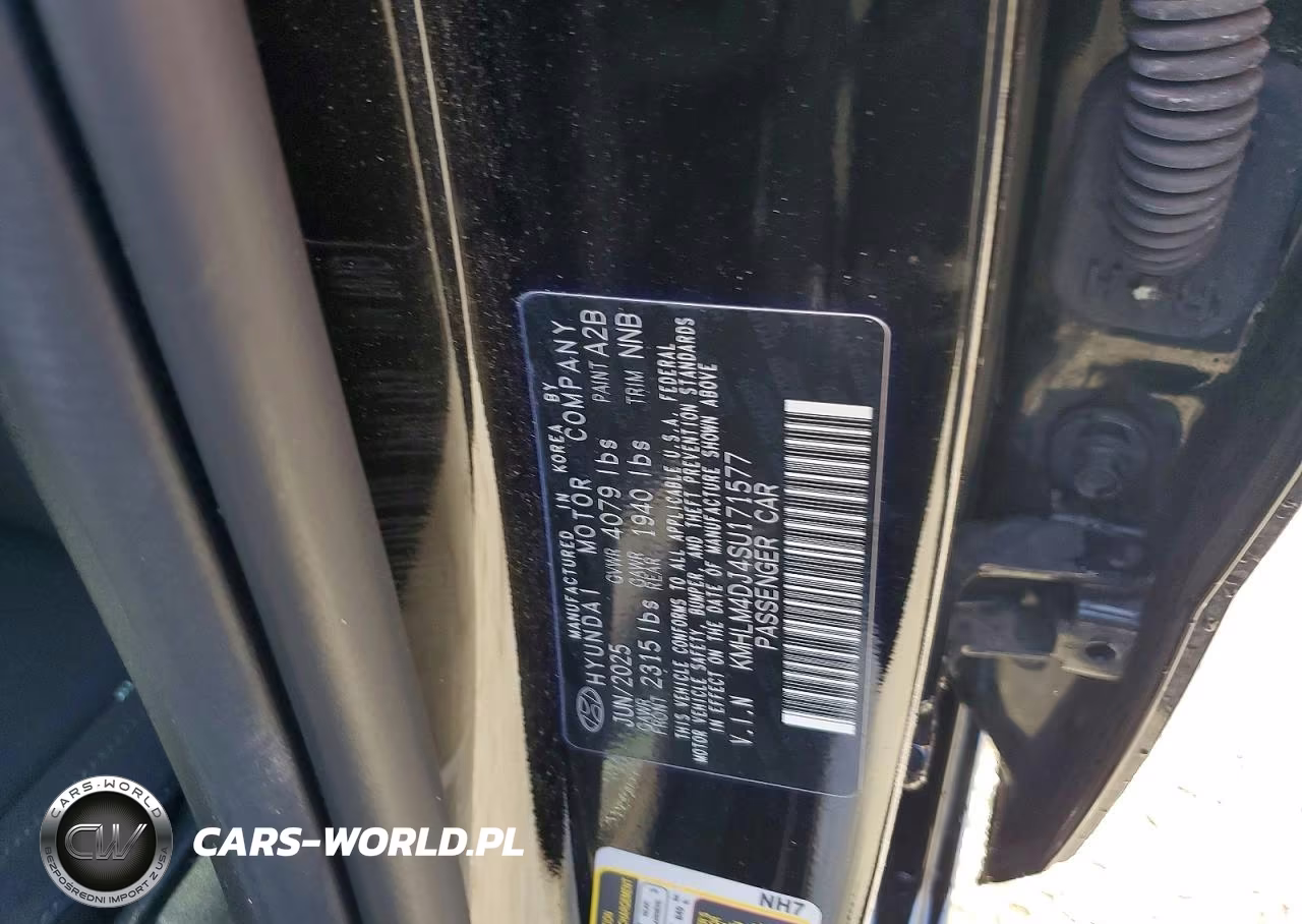 2025 Hyundai Elantra Hybrid Blue VIN:KMHLM4DJ4SU171577 - 12