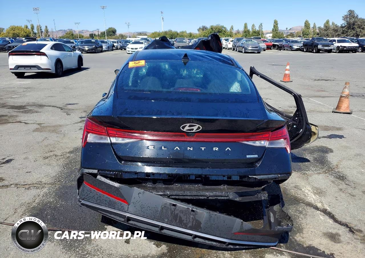 2025 Hyundai Elantra Hybrid Blue VIN:KMHLM4DJ4SU171577 - 6