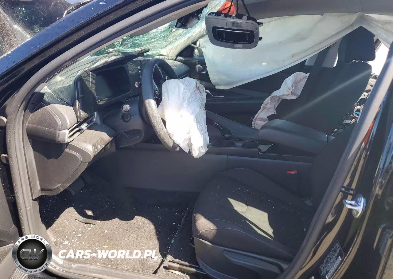 2025 Hyundai Elantra Hybrid Blue VIN:KMHLM4DJ4SU171577 - 7