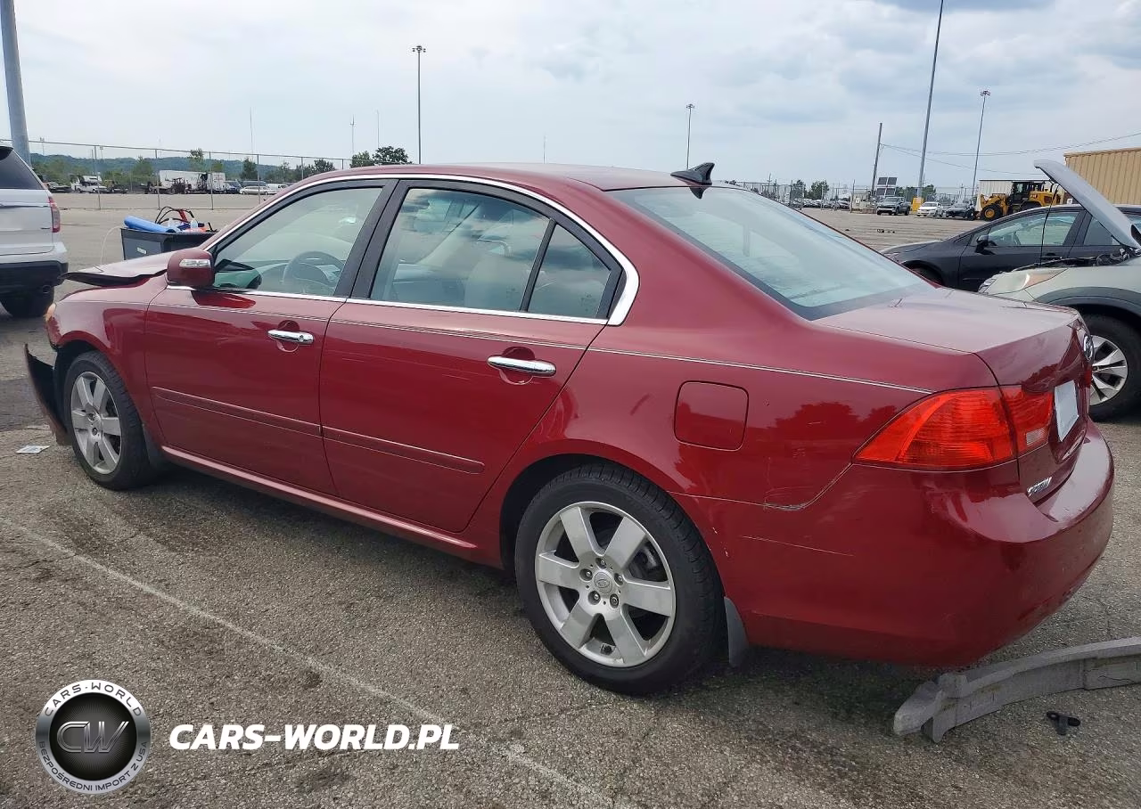 2009 Kia Optima Lx VIN:KNAGE228X95306683 - 2
