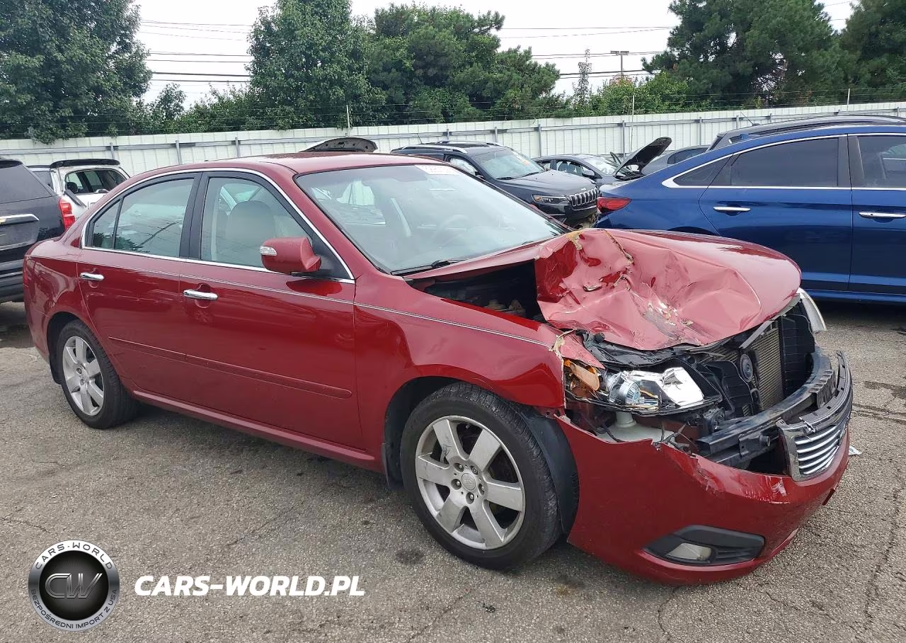 2009 Kia Optima Lx VIN:KNAGE228X95306683 - 4