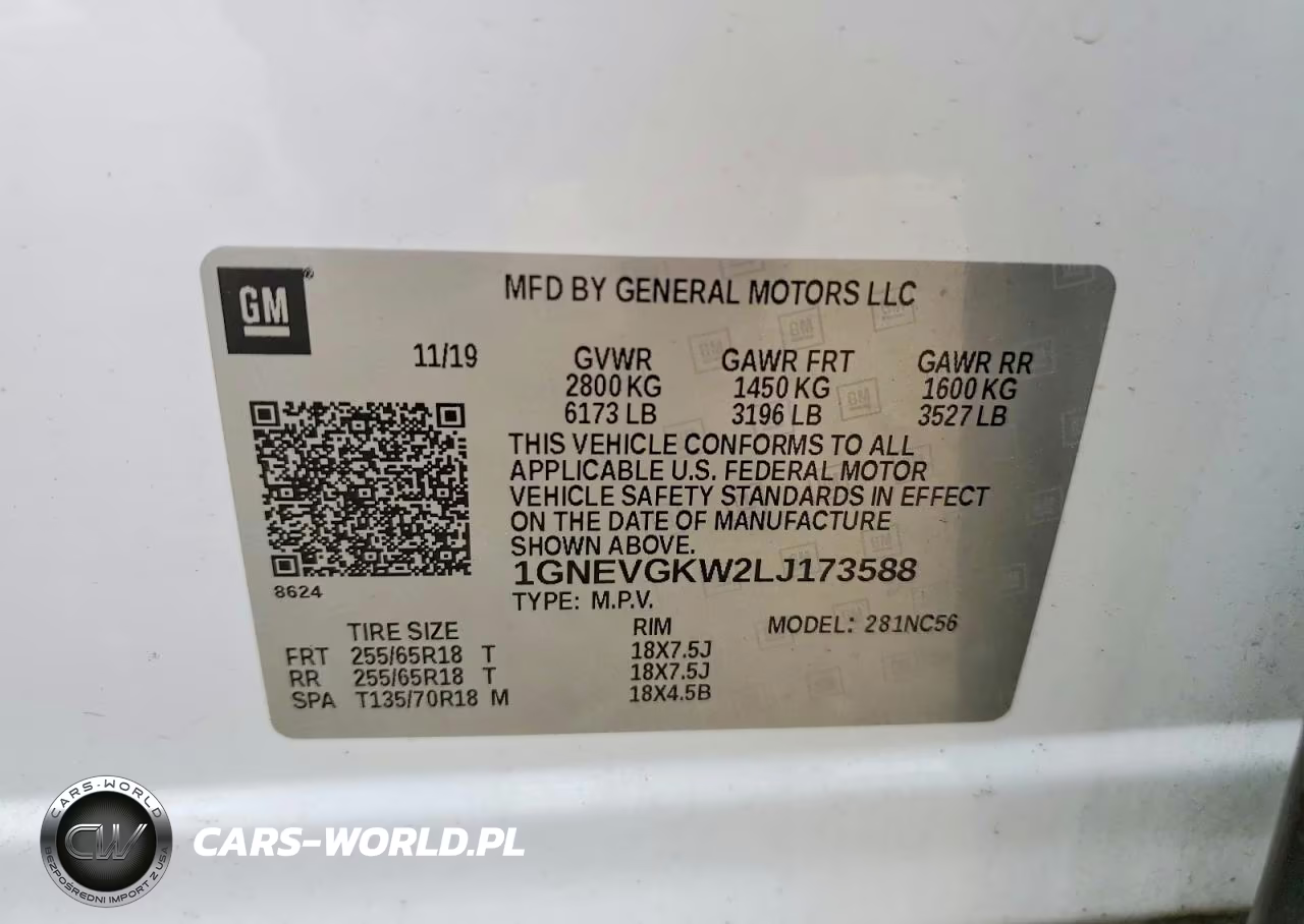 2020 Chevrolet Traverse Lt VIN:1GNEVGKW2LJ173588 - 13