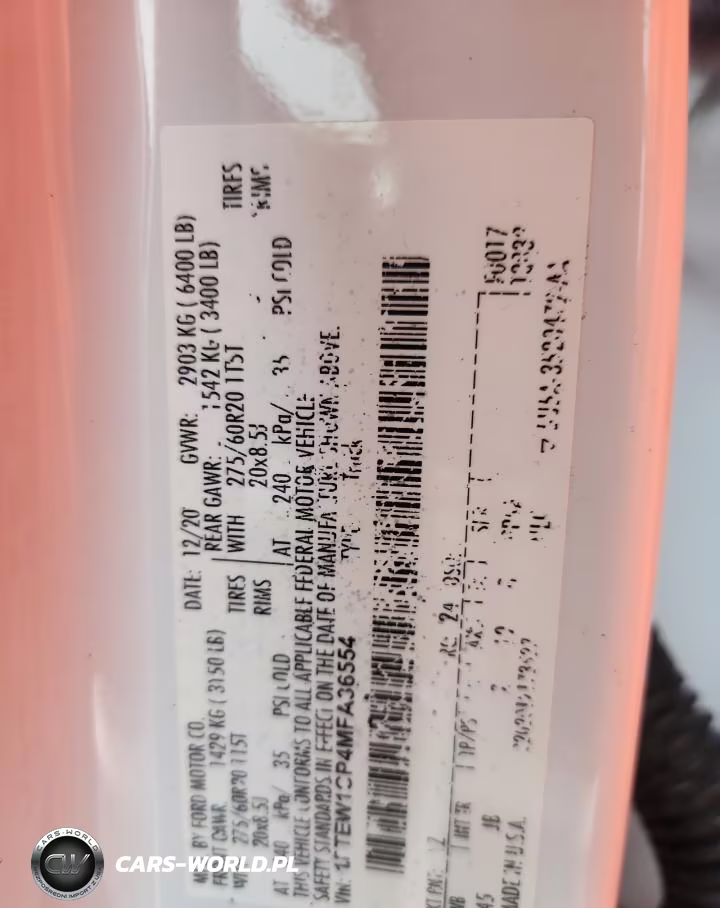 2021 Ford F150 Supercrew VIN:1FTEW1CP4MFA36554 - 12