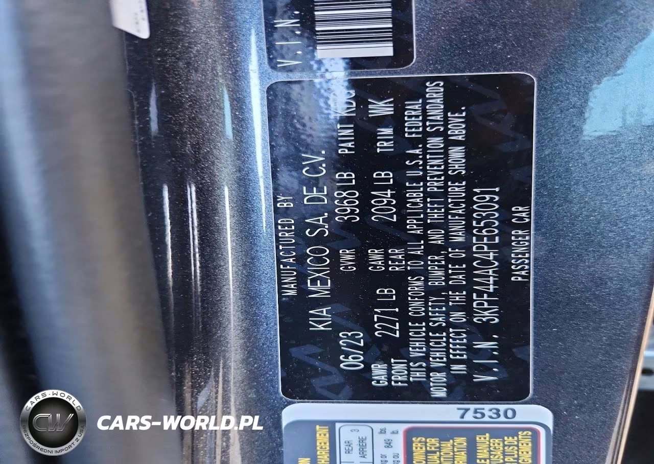 2023 Kia Forte Gt VIN:3KPF44AC4PE653091 - 12