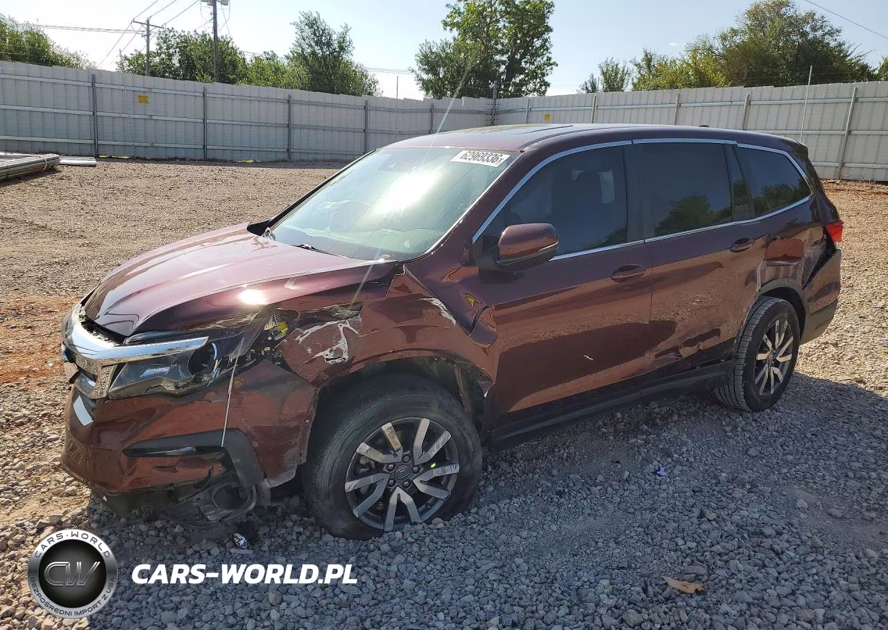 2021 Honda Pilot Exl VIN:5FNYF5H59MB031169 - 1