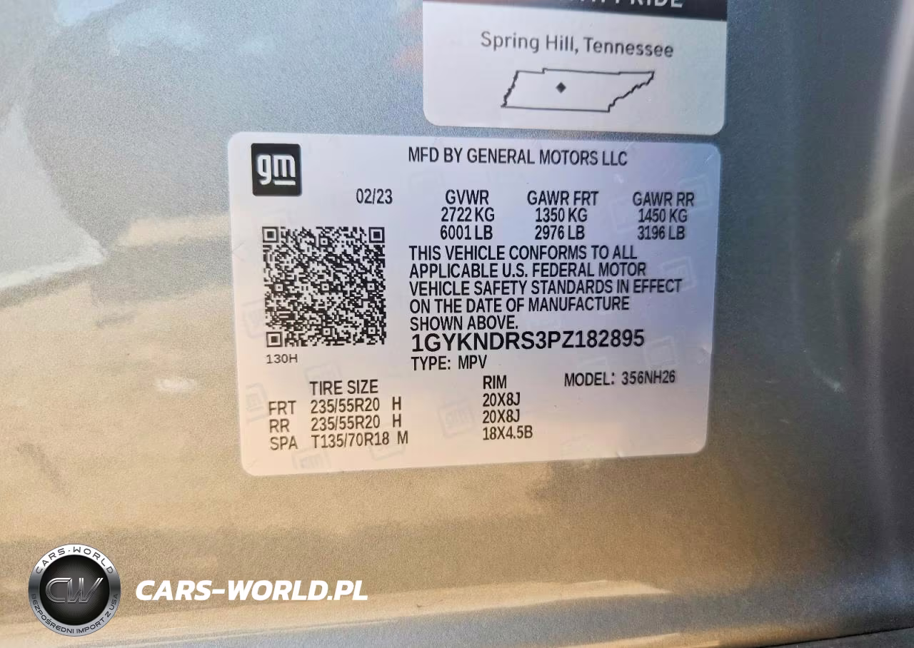 2023 Cadillac Xt5 Premium Luxury VIN:1GYKNDRS3PZ182895 - 12