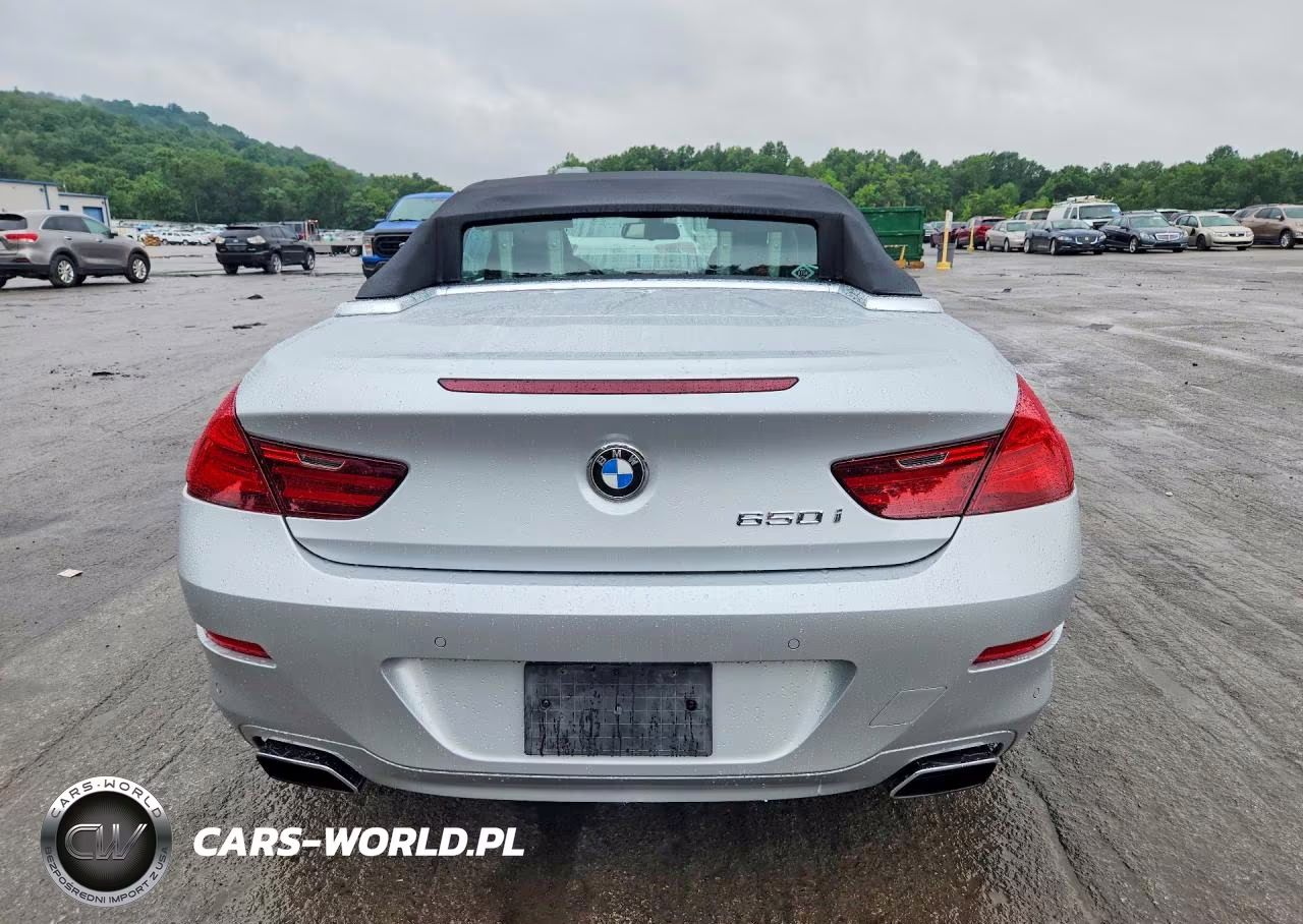 2012 BMW 650 I VIN:WBALZ3C52CDL71991 - 6