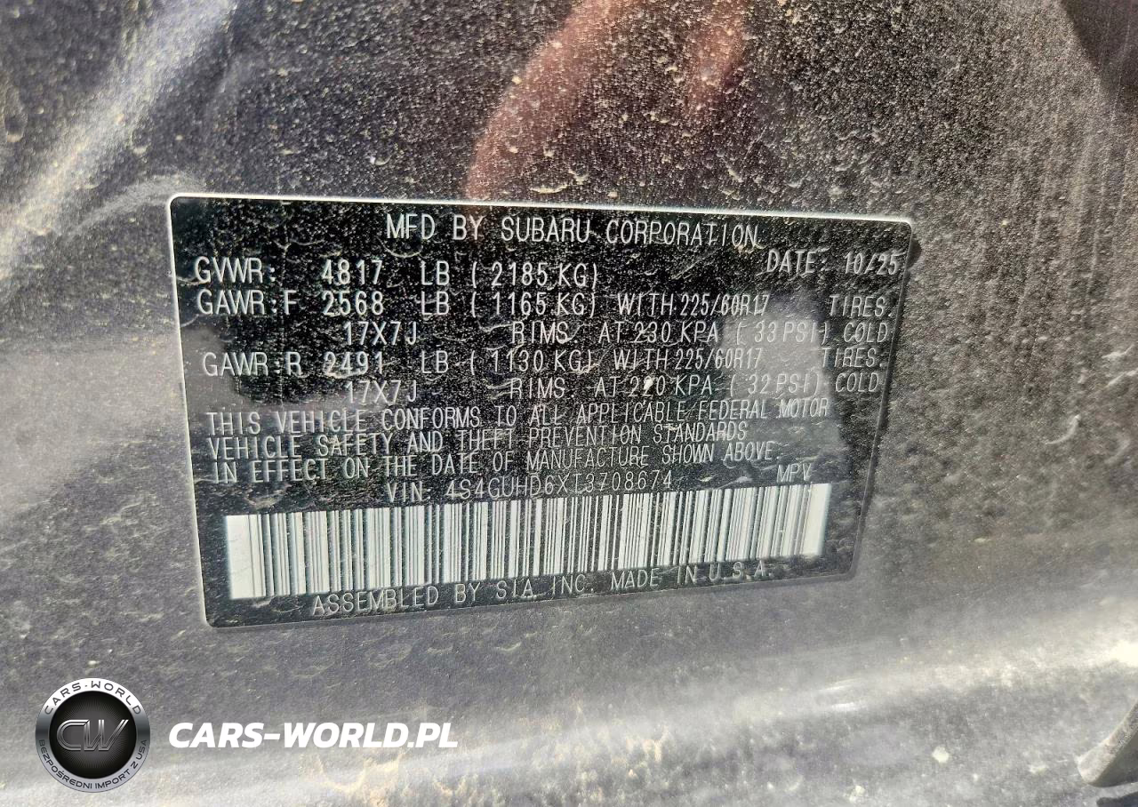 2026 Subaru Crosstrek Premium VIN:4S4GUHD6XT3708674 - 12
