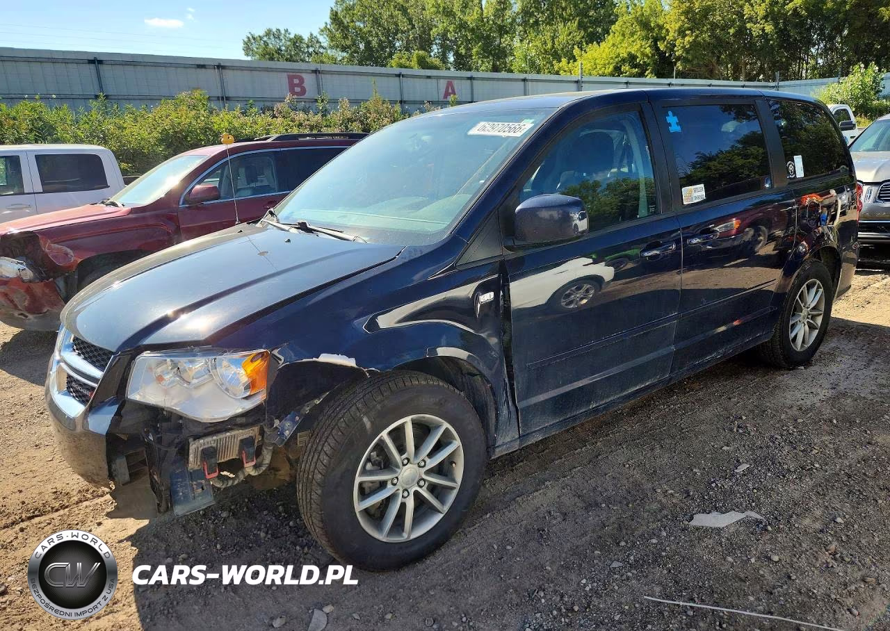 2014 Dodge Grand Caravan Se VIN:2C4RDGBGXER361652 - 1