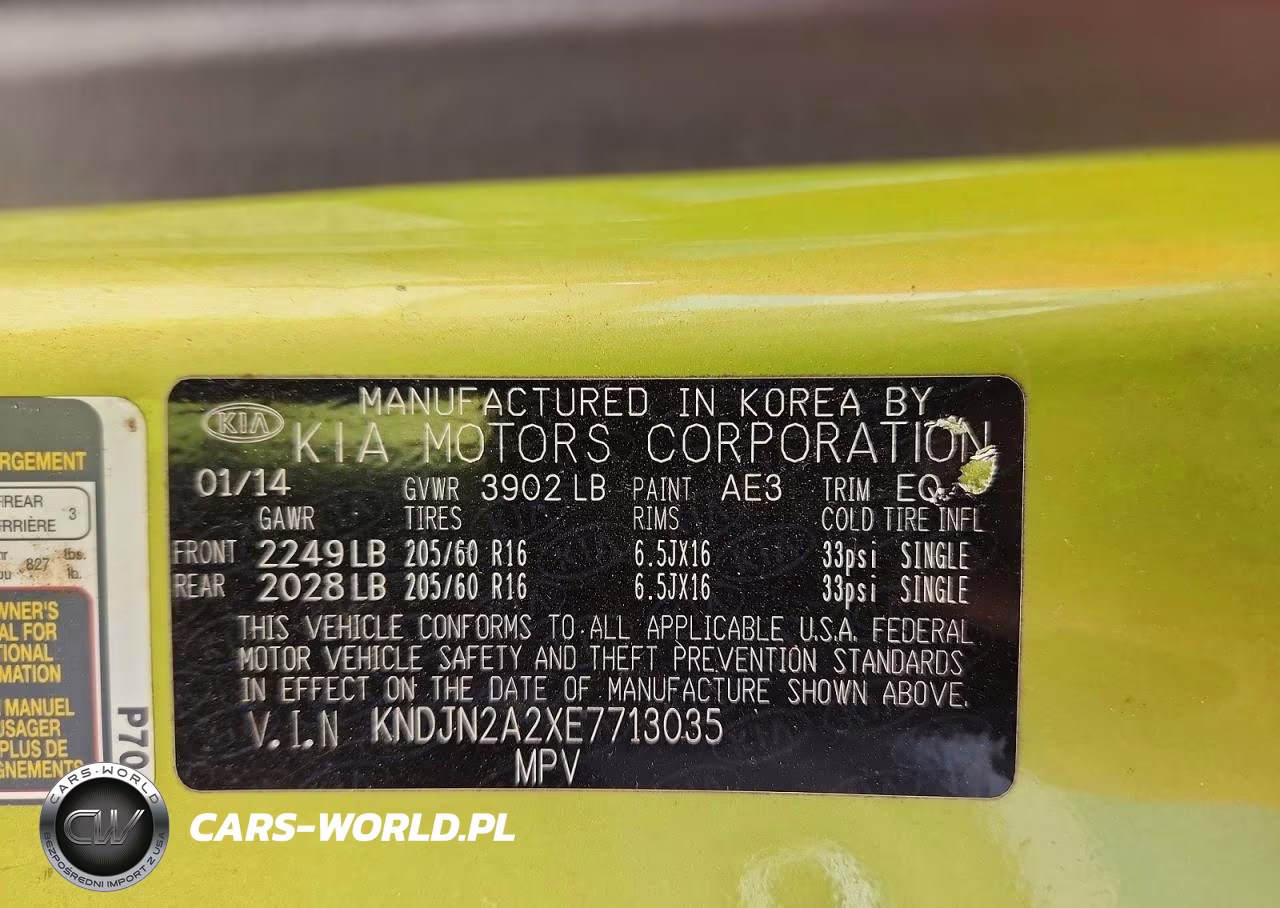 2014 Kia Soul Base VIN:KNDJN2A2XE7713035 - 13