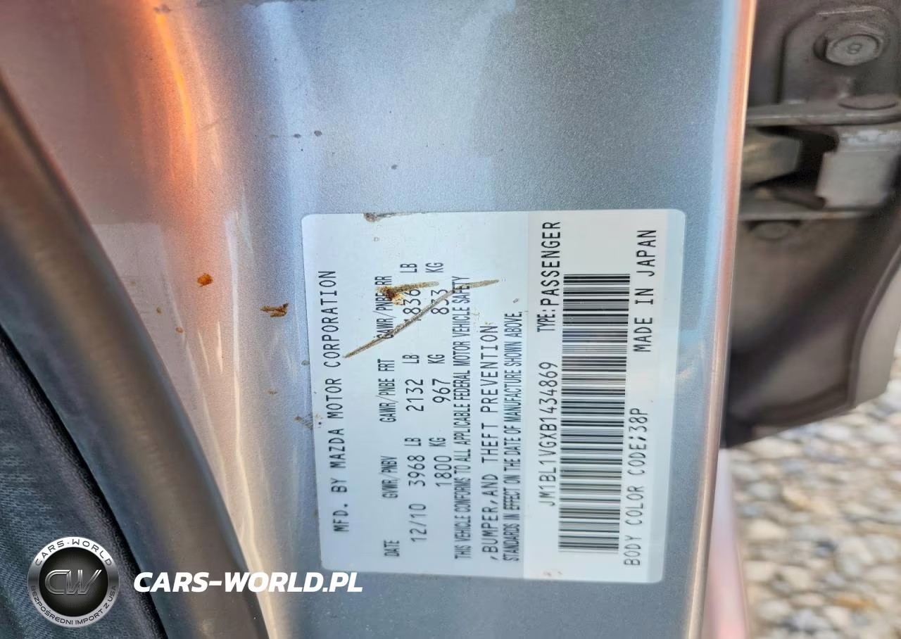 2011 Mazda 3 I VIN:JM1BL1VGXB1434869 - 12