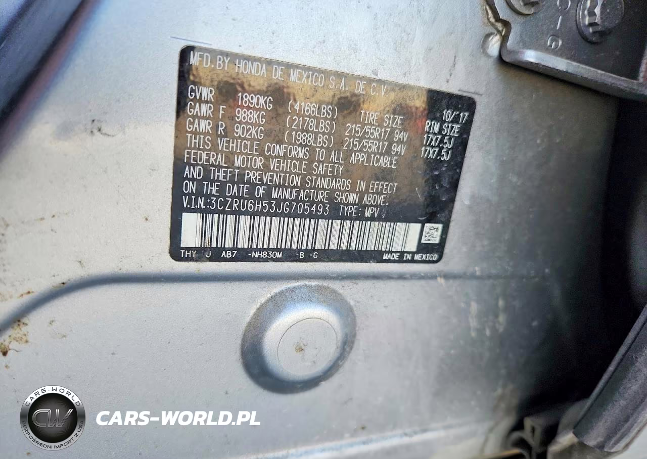 2018 Honda Hr-V Ex VIN:3CZRU6H53JG705493 - 13