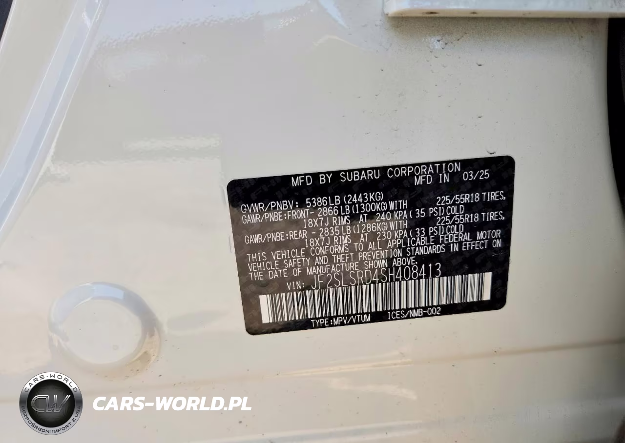 2025 Subaru Forester Limited VIN:JF2SLSRD4SH408413 - 13