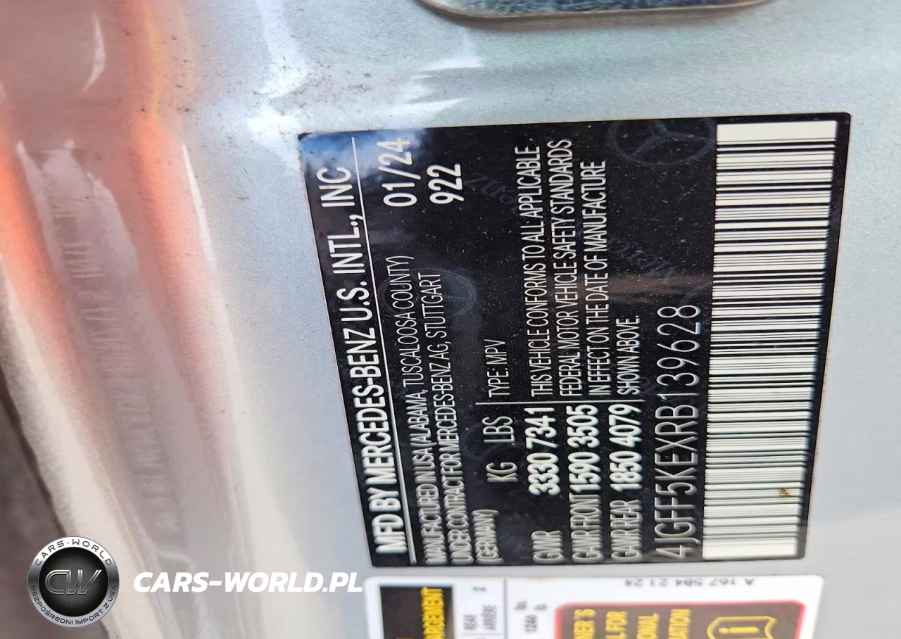 2024 Mercedes-Benz Gls 450 4Matic VIN:4JGFF5KEXRB139628 - 14