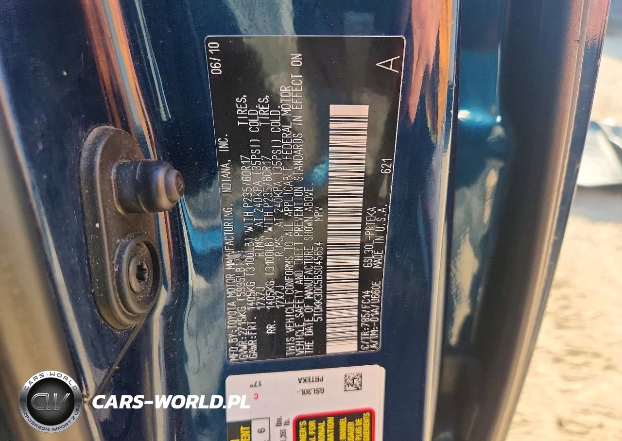 2011 Toyota Sienna Le VIN:5TDKK3DC5BS045654 - 13