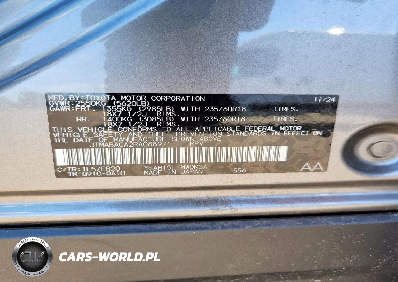 2024 Toyota Bz4X Xle VIN:JTMABACA2RA088971 - 13