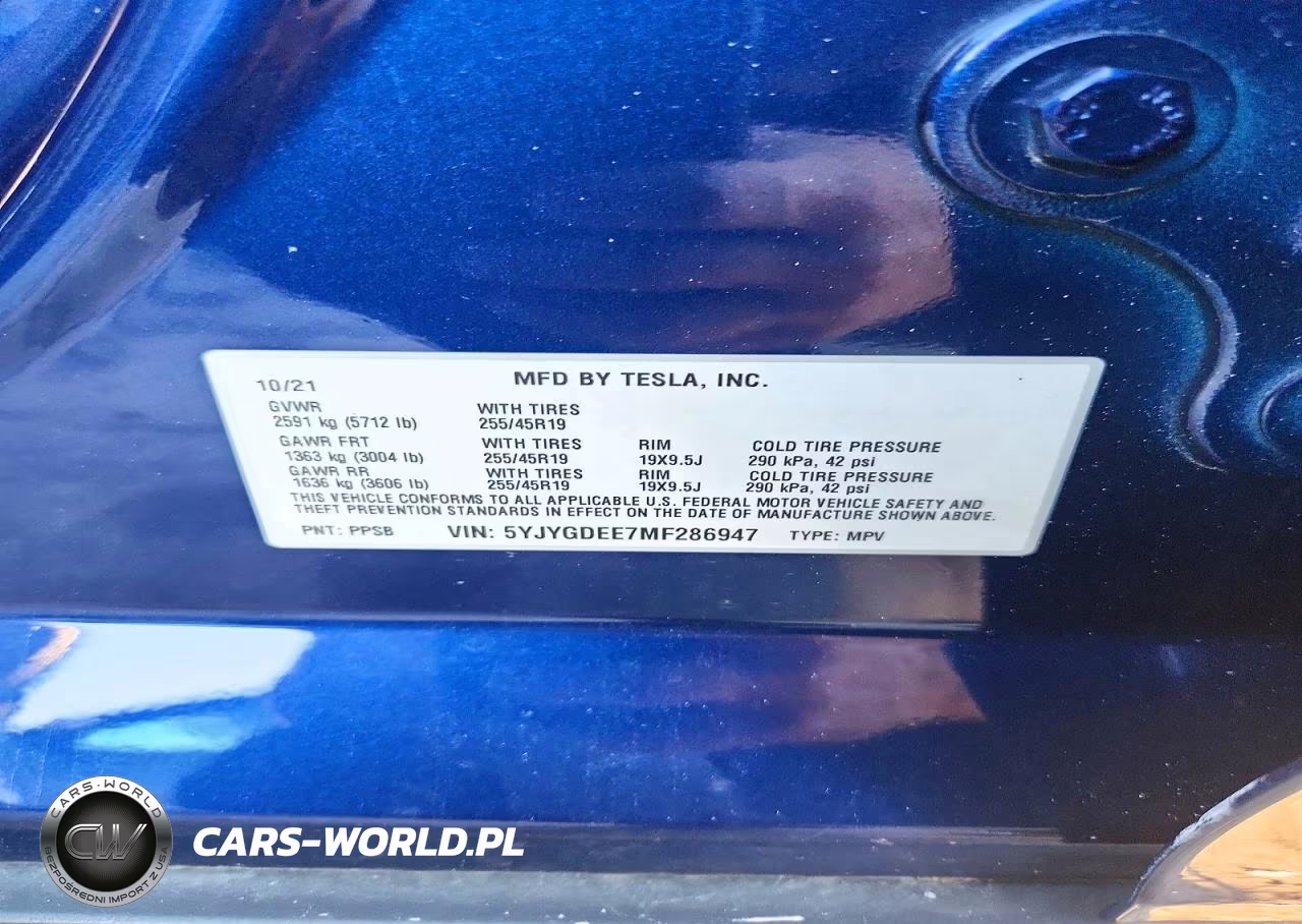 2021 Tesla Model Y VIN:5YJYGDEE7MF286947 - 13