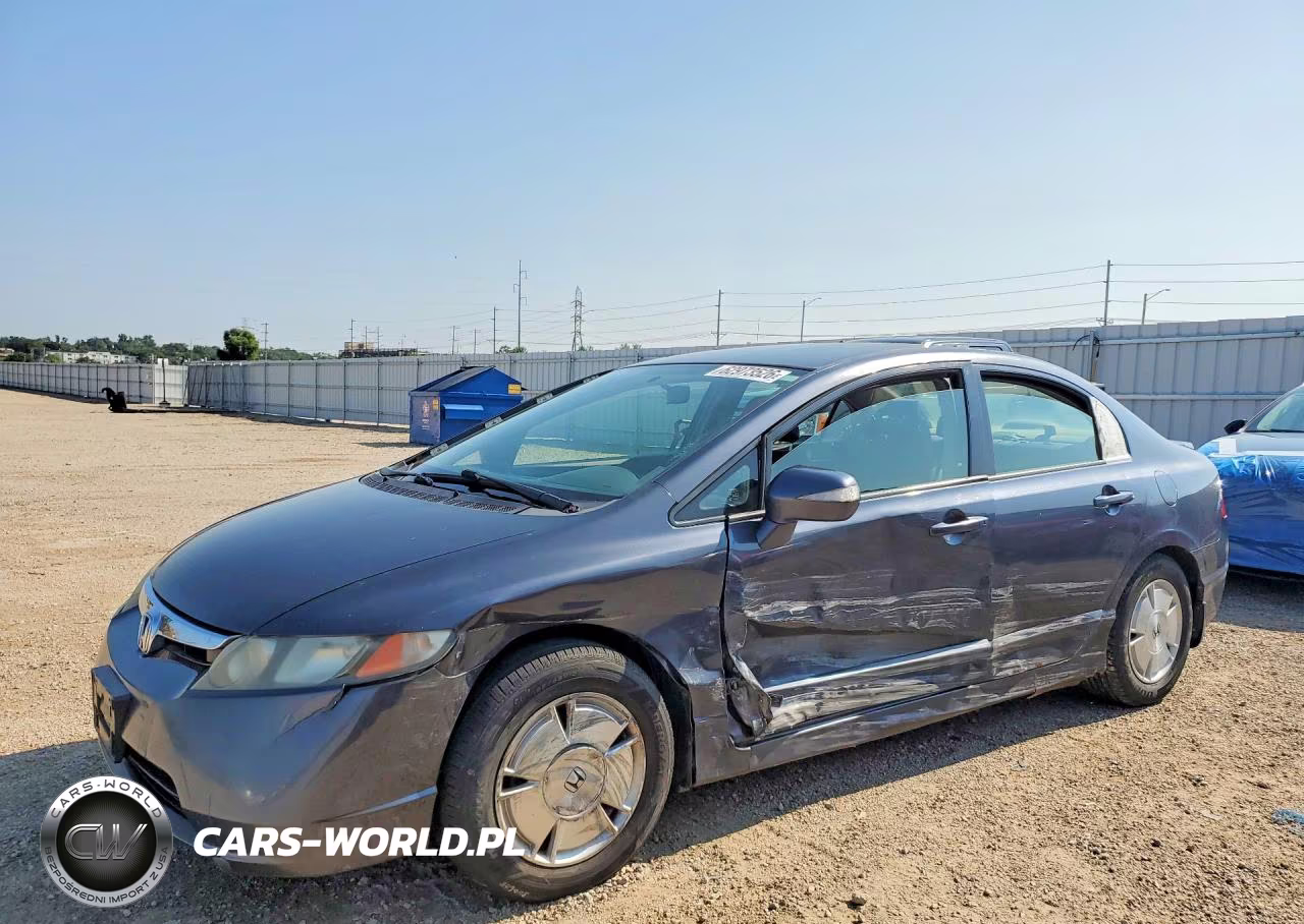 2008 Honda Civic Hybrid VIN:JHMFA36258S009132 - 1
