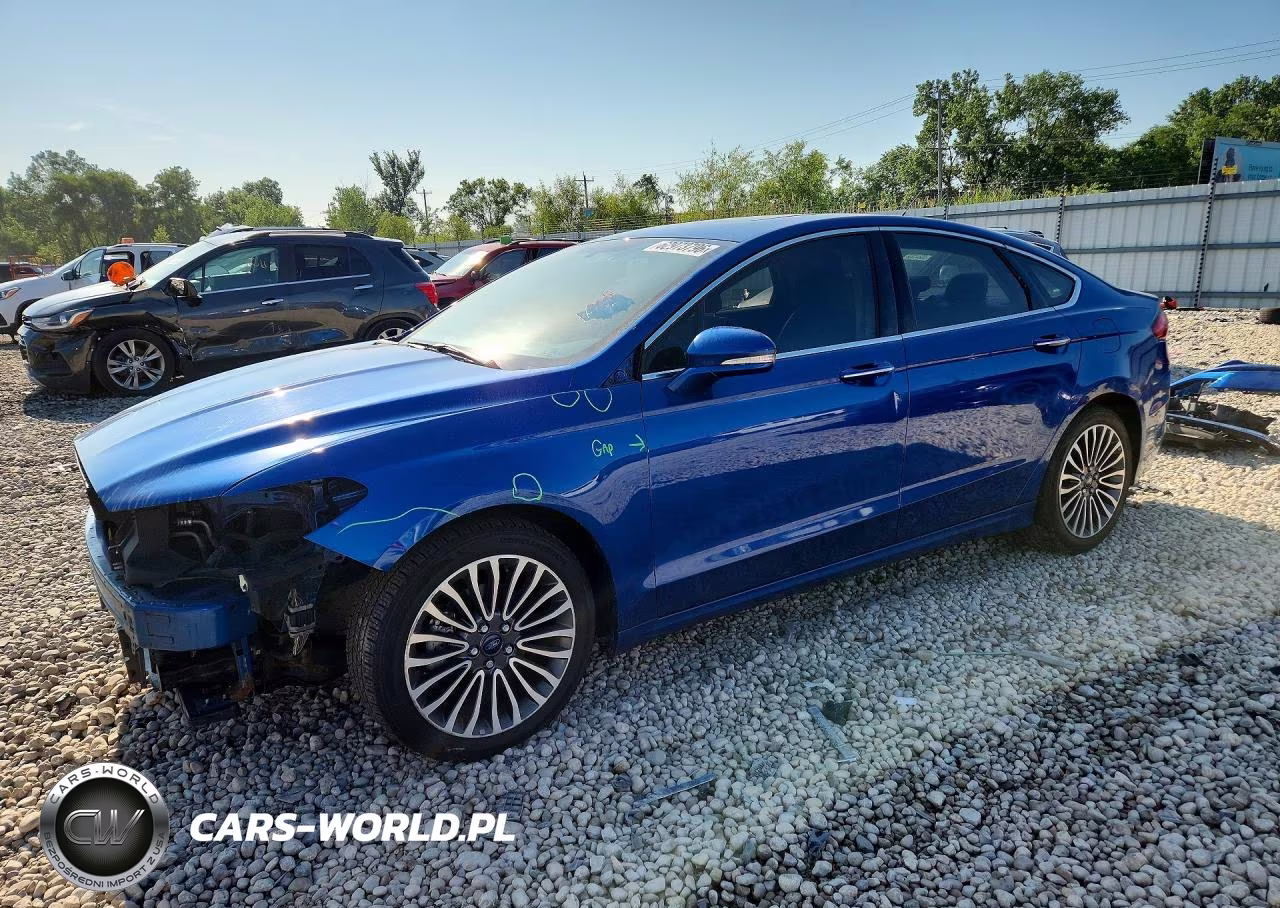 2017 Ford Fusion Se VIN:3FA6P0H98HR393708 - 1
