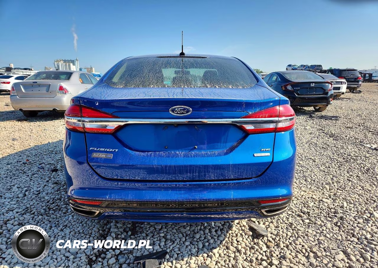 2017 Ford Fusion Se VIN:3FA6P0H98HR393708 - 6