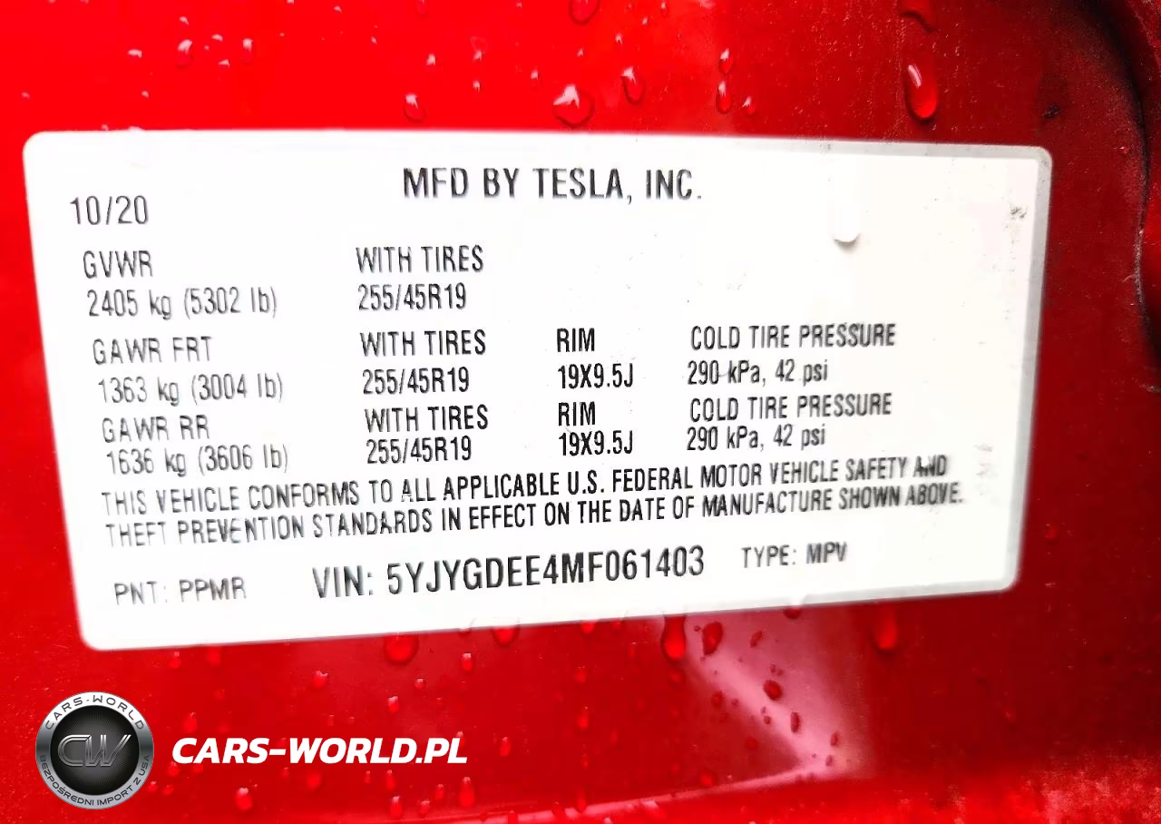 2021 Tesla Model Y VIN:5YJYGDEE4MF061403 - 12