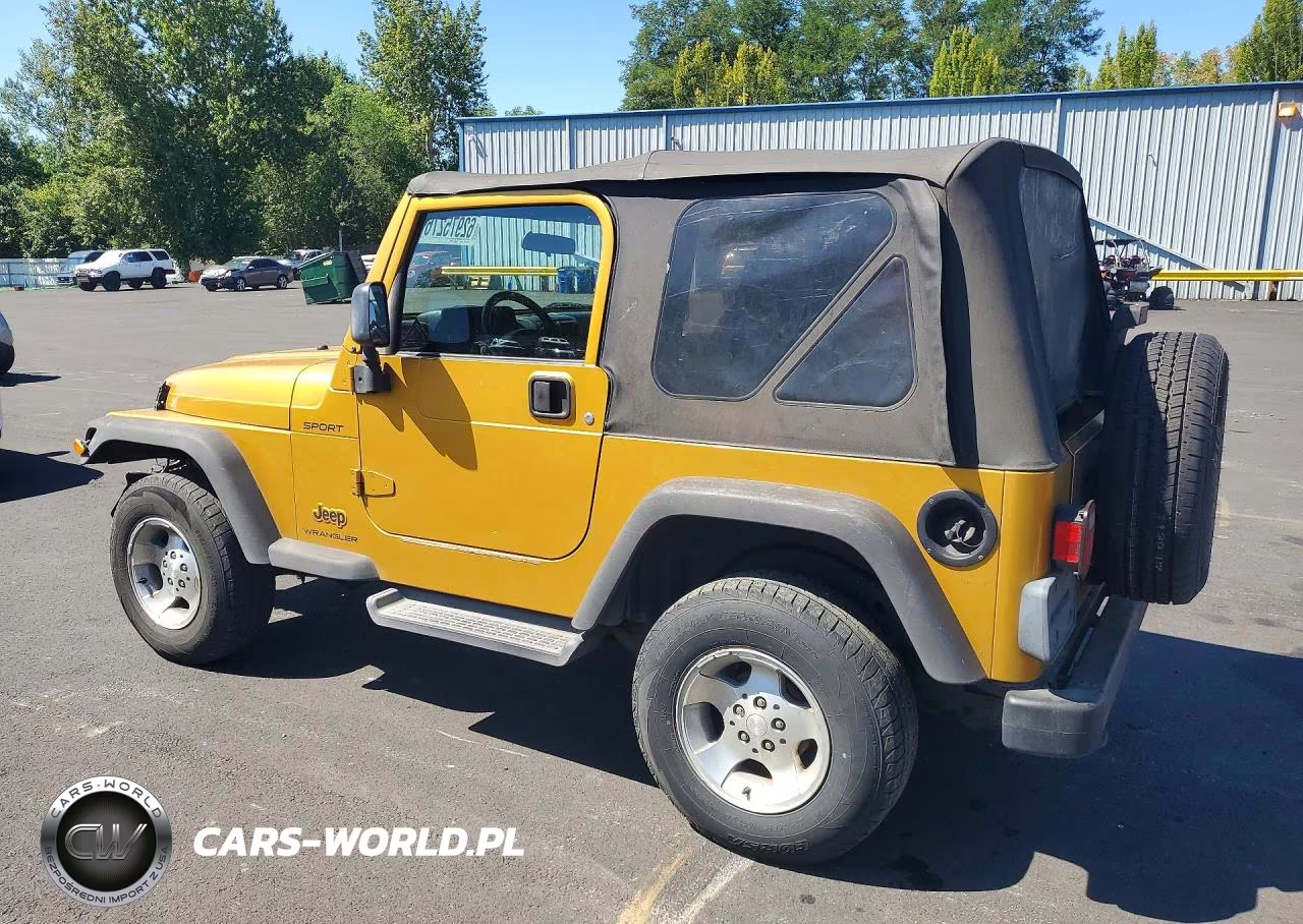 2003 Jeep Wrangler - Tj Sport VIN:1J4FA49S53P308354 - 2