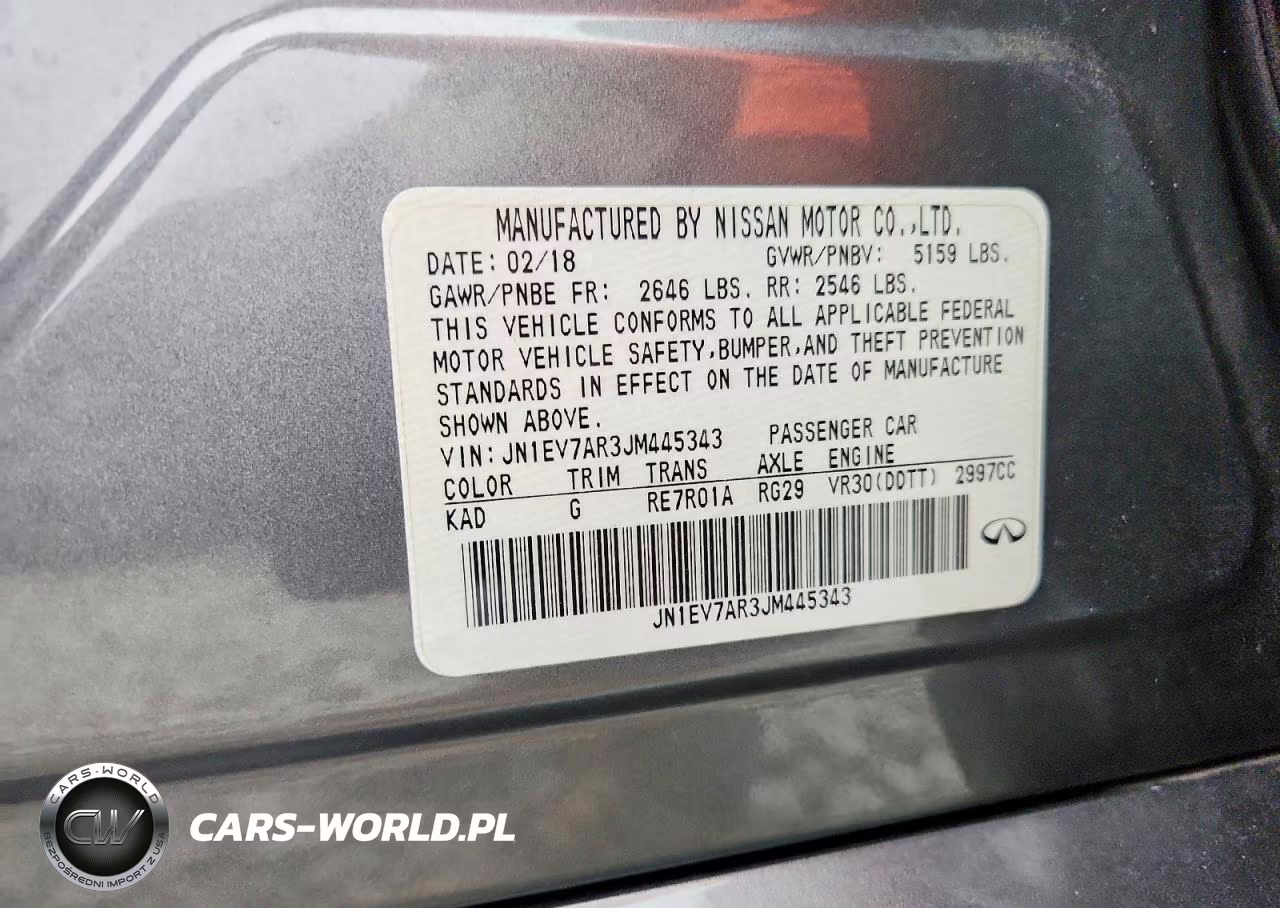 2018 Infiniti Q50 3.0T Luxe VIN:JN1EV7AR3JM445343 - 12