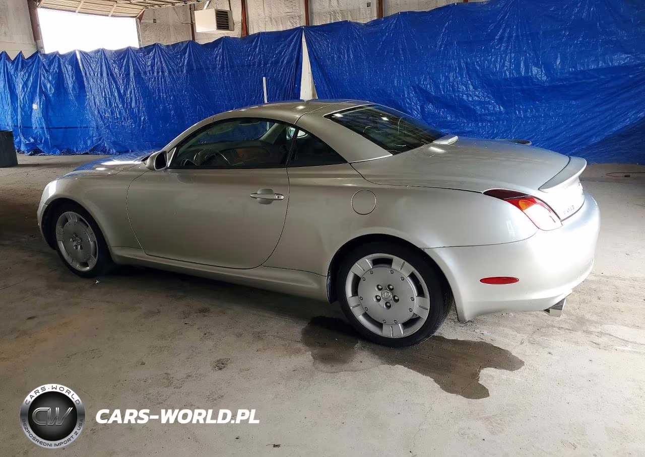 2002 Lexus Sc 430 VIN:JTHFN48Y720008627 - 2