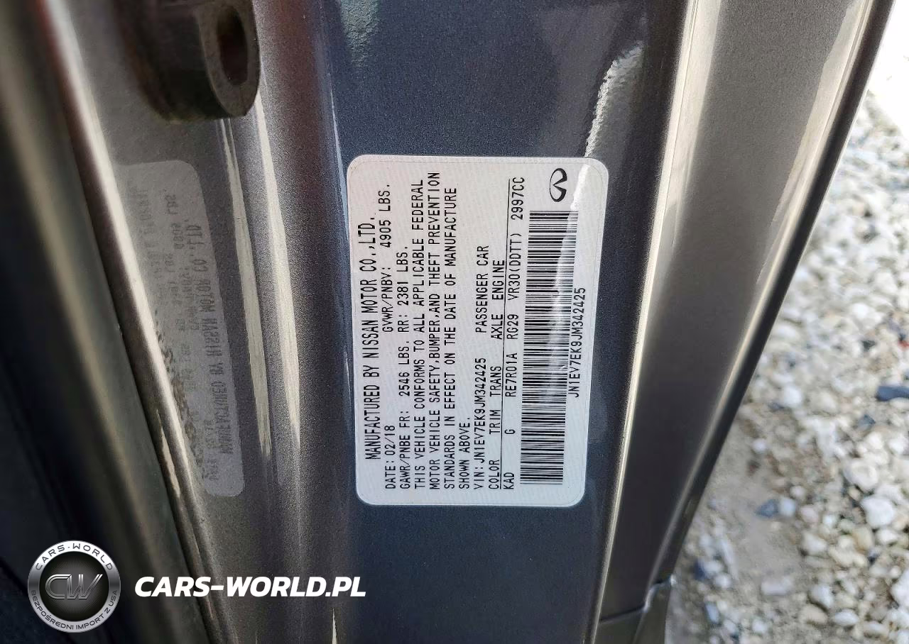 2018 Infiniti Q60 3.0T Luxe VIN:JN1EV7EK9JM342425 - 13