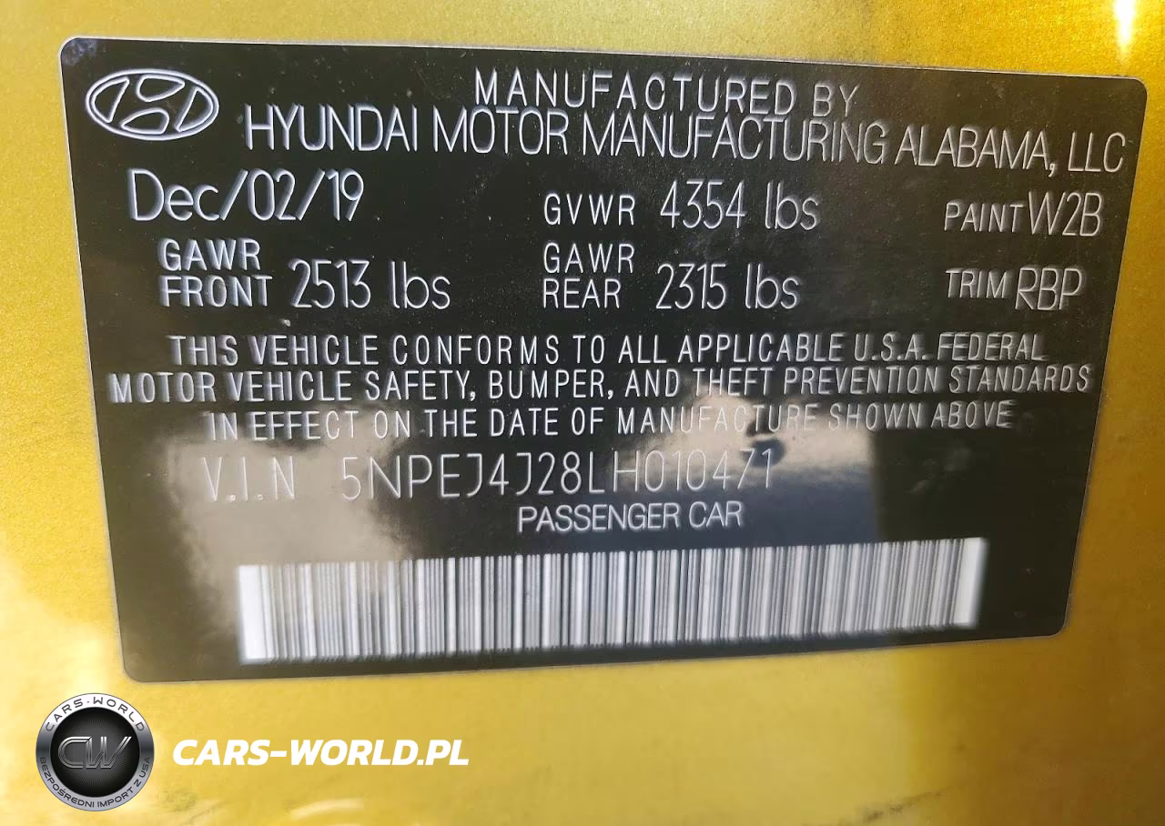 2020 Hyundai Sonata Sel Plus VIN:5NPEJ4J28LH010471 - 13