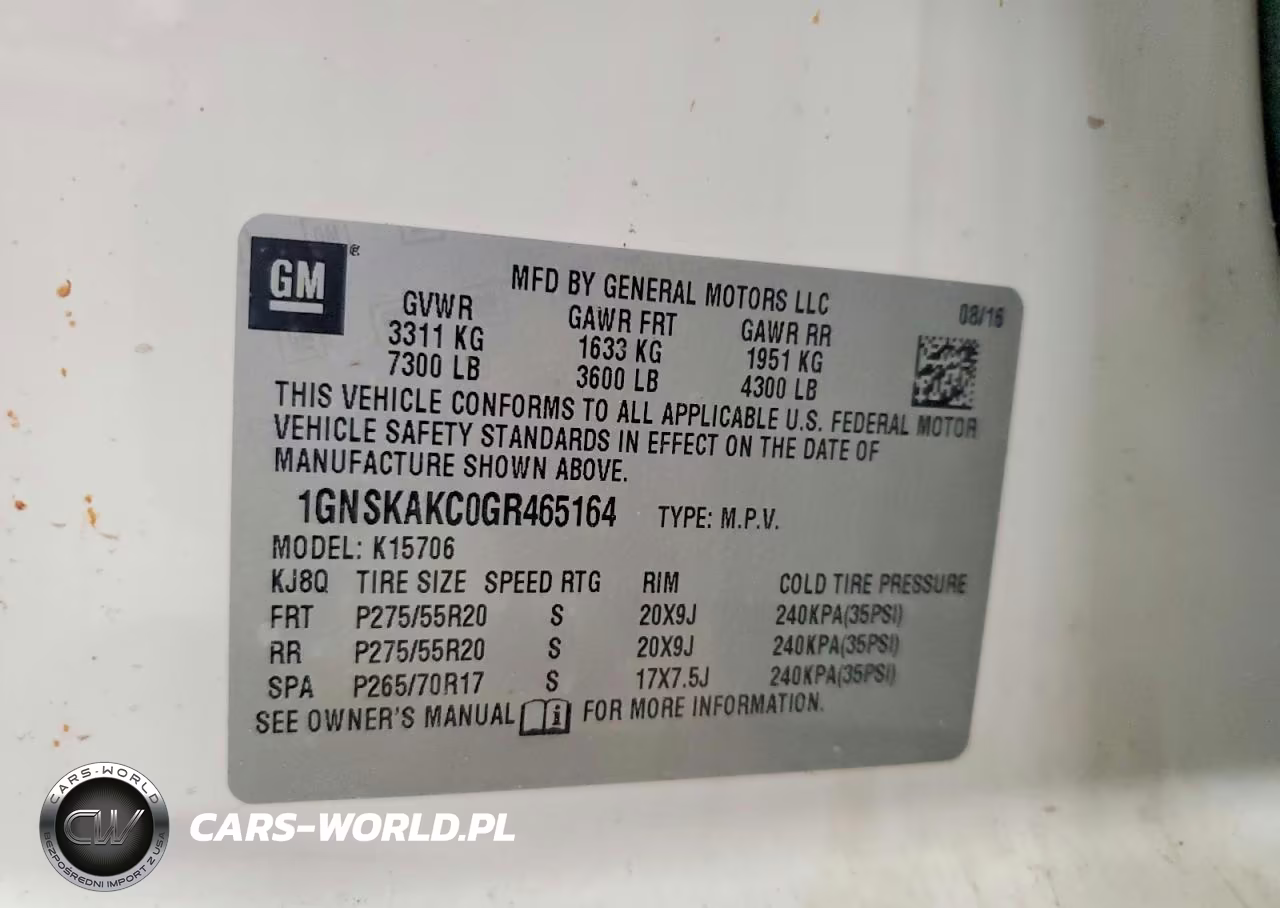 2016 Chevrolet Tahoe Ls VIN:1GNSKAKC0GR465164 - 13