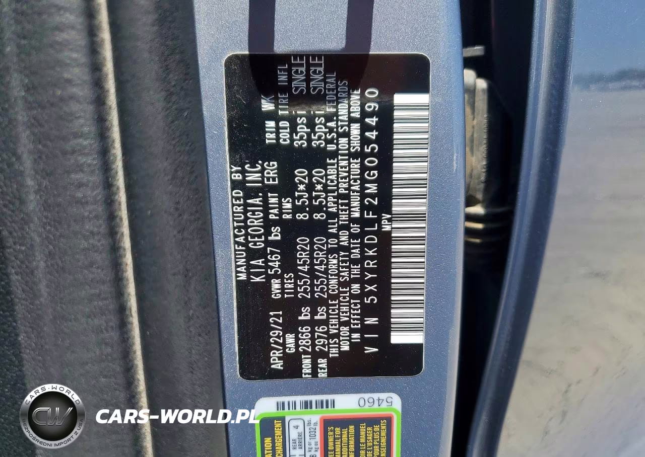 2021 Kia Sorento Sx VIN:5XYRKDLF2MG054490 - 14