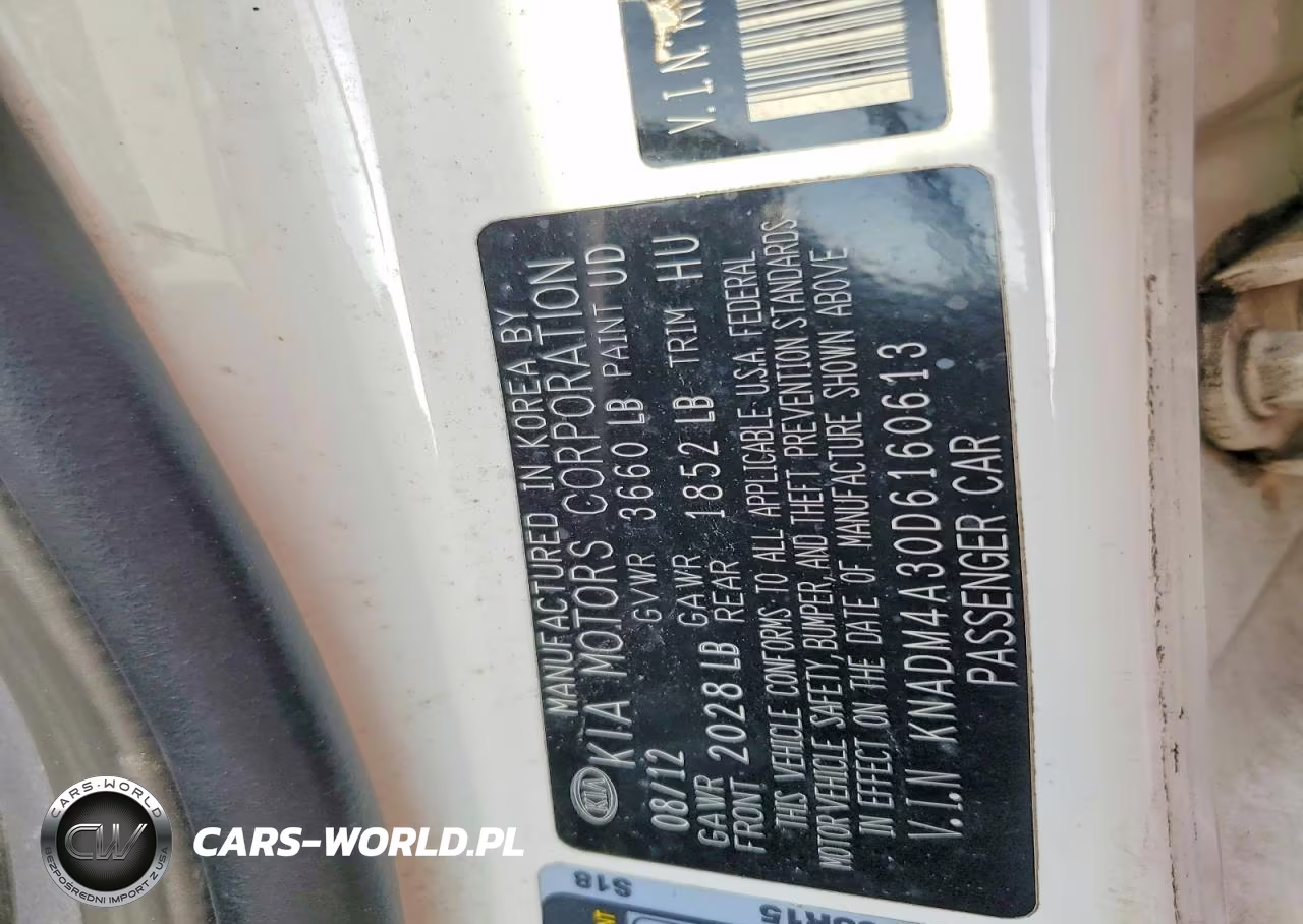 2013 Kia Rio Lx VIN:KNADM4A30D6160613 - 12
