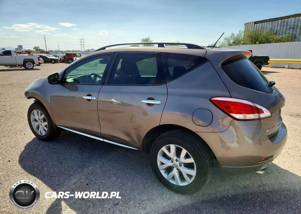 2014 Nissan Murano Sl VIN:JN8AZ1MU1EW419075 - 2