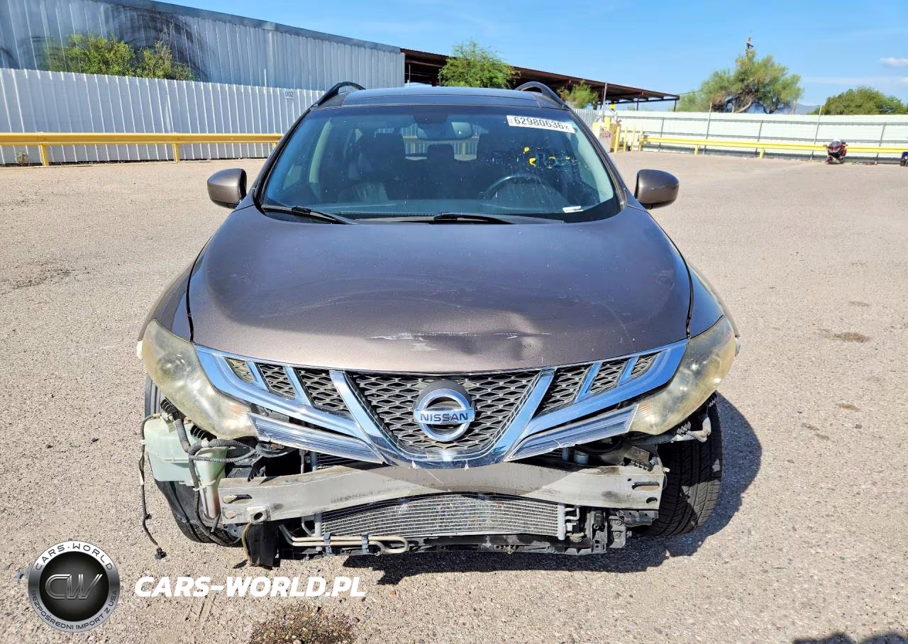 2014 Nissan Murano Sl VIN:JN8AZ1MU1EW419075 - 5