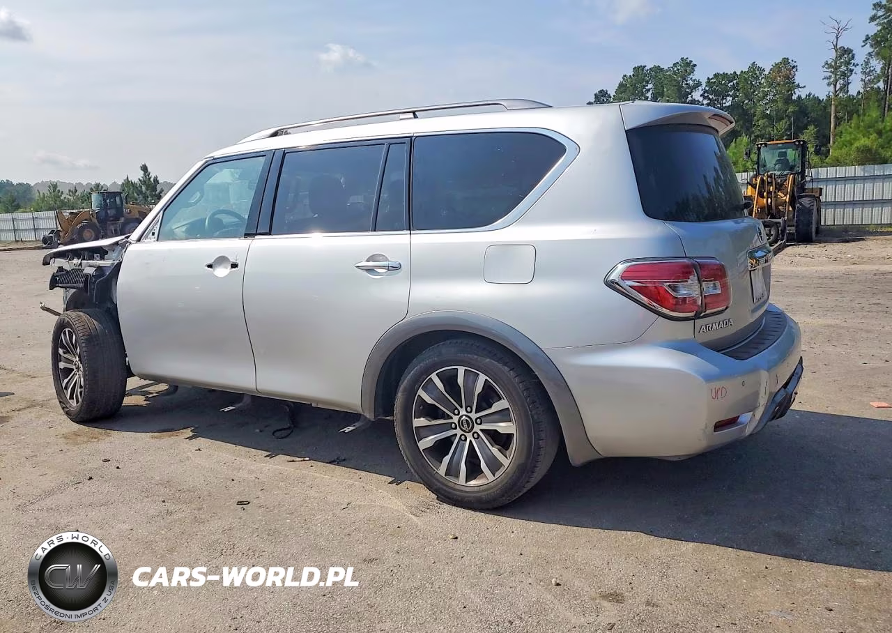 2019 Nissan Armada Sl VIN:JN8AY2ND2K9092476 - 2
