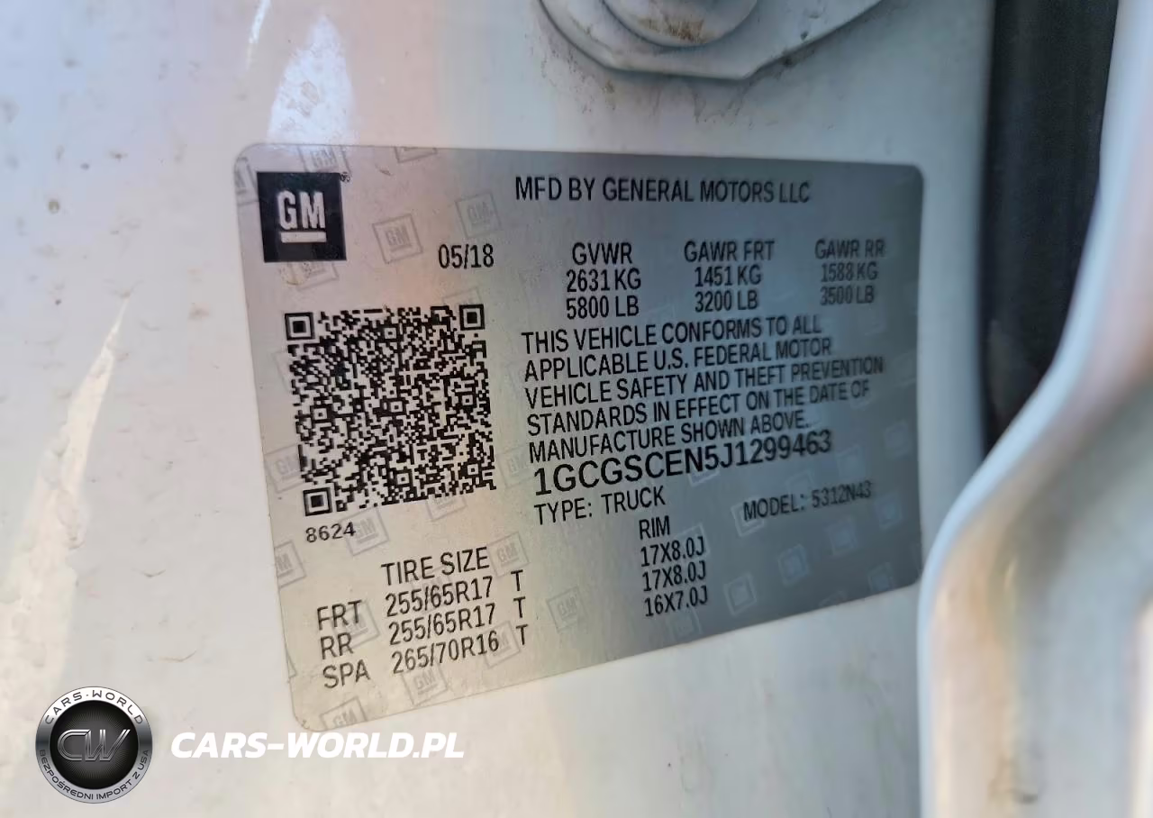 2018 Chevrolet Colorado Lt VIN:1GCGSCEN5J1299463 - 12