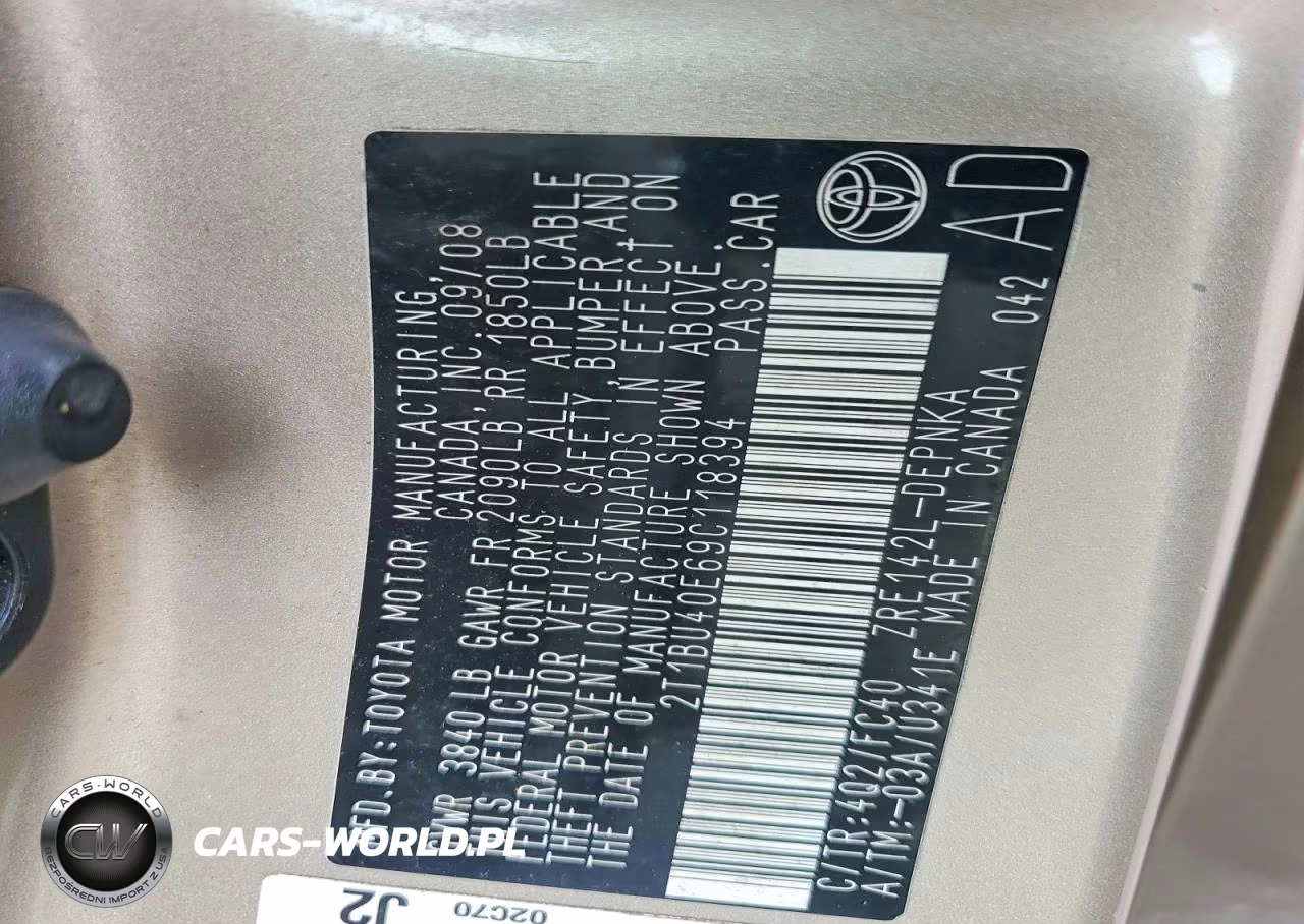 2009 Toyota Corolla Xle VIN:2T1BU40E69C118394 - 12