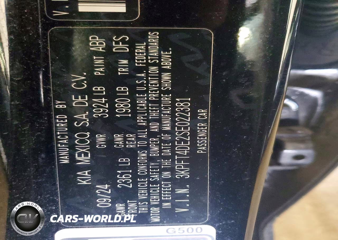 2025 Kia K4 Lxs VIN:3KPFT4DE2SE022381 - 13