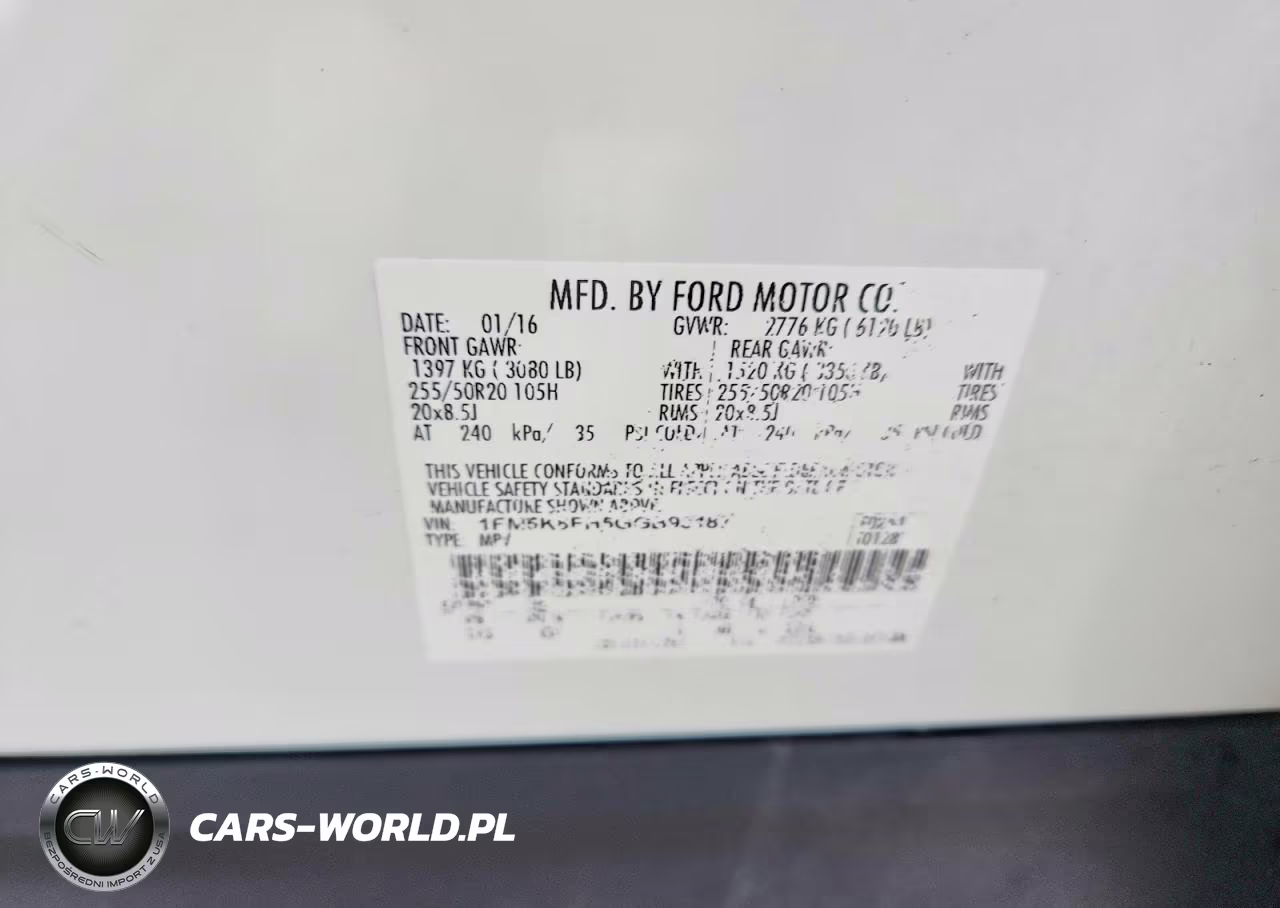 2016 Ford Explorer Limited VIN:1FM5K8FH5GGB93187 - 13