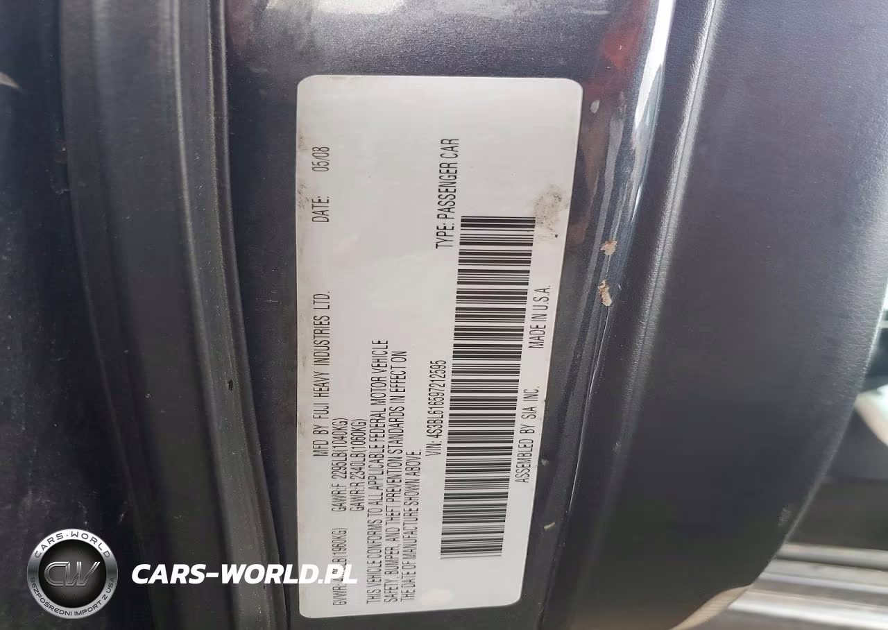 2009 Subaru Legacy 2.5I VIN:4S3BL616597212595 - 12