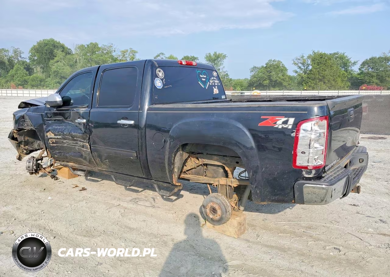 2013 GMC Sierra K1500 Sle VIN:3GTP2VE70DG362102 - 2