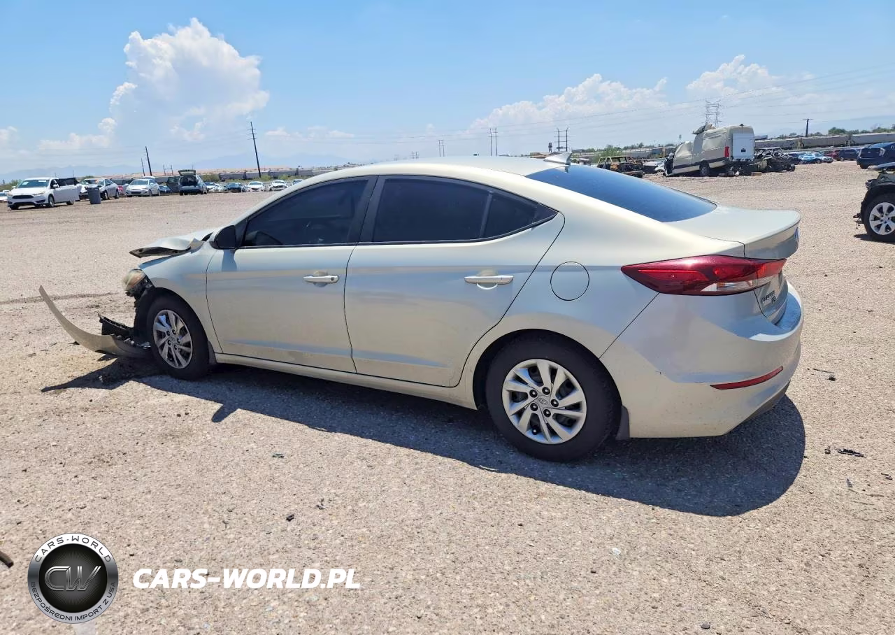 2017 Hyundai Elantra Se VIN:KMHD74LF1HU421651 - 2